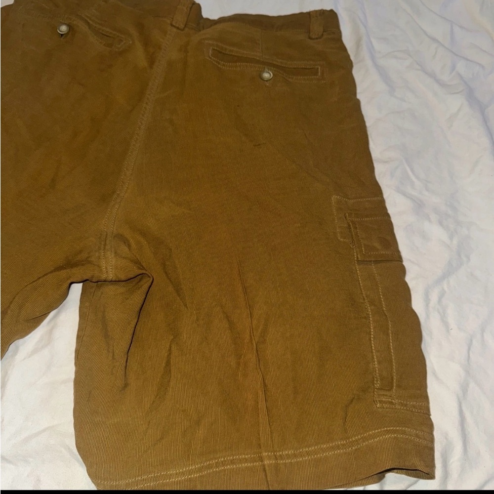 Tommy Bahama Relax Silk Blend Corduroy Brown Shorts Size 35 - Picture 7 of 7
